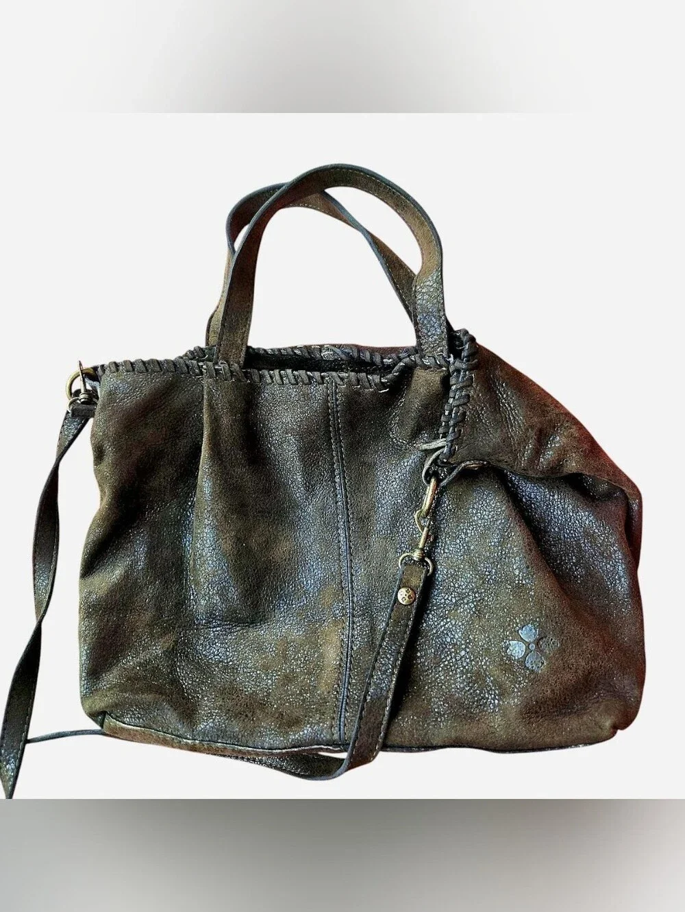 Vintage Italian Leather Satchel Bag